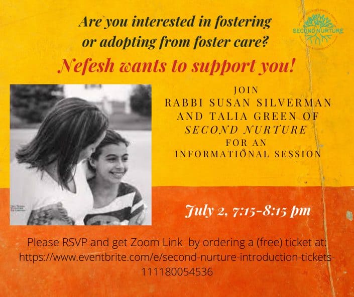 Second Nurture: Nefesh wants to support you!